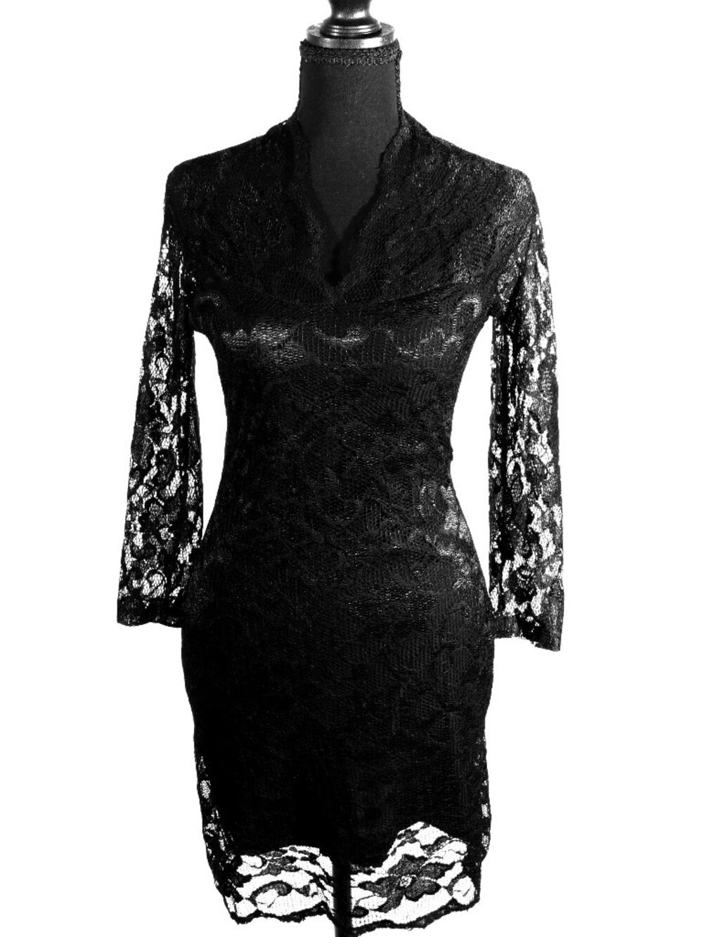Black Lace Dress Size 6